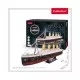 Puzzle 3D cu led Titanic 266 piese Puzzle 3D cu led Titanic 266 piese