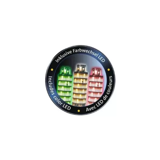 Puzzle 3D cu LED Turnul din Pisa 216 piese Ravensburger Puzzle 3D cu LED Turnul din Pisa 216 piese Ravensburger