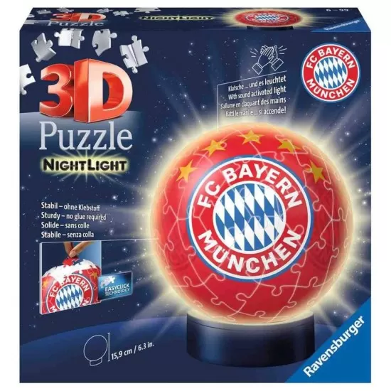 Puzzle 3D luminos FC Bayern 72 piese Puzzle 3D luminos FC Bayern 72 piese