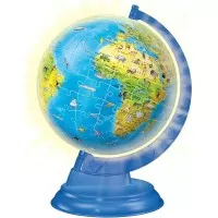 Puzzle 3D luminos glob pamantesc 180 piese Ravensburger