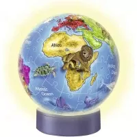 Puzzle 3D luminos glob pamantesc 72 piese Ravensburger