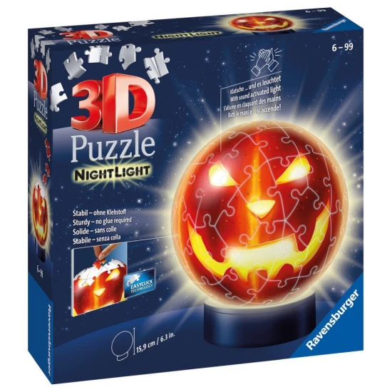 Puzzle 3D luminos Halloween 72 piese Puzzle 3D luminos Halloween 72 piese