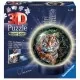 Puzzle 3D luminos tigru 72 piese