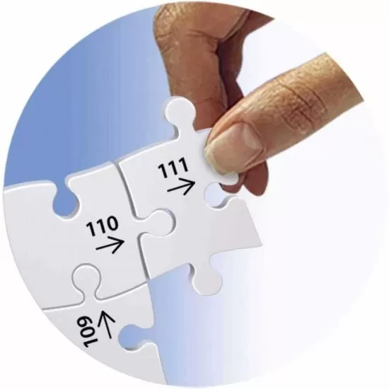 Puzzle 3D luminos tigru 72 piese