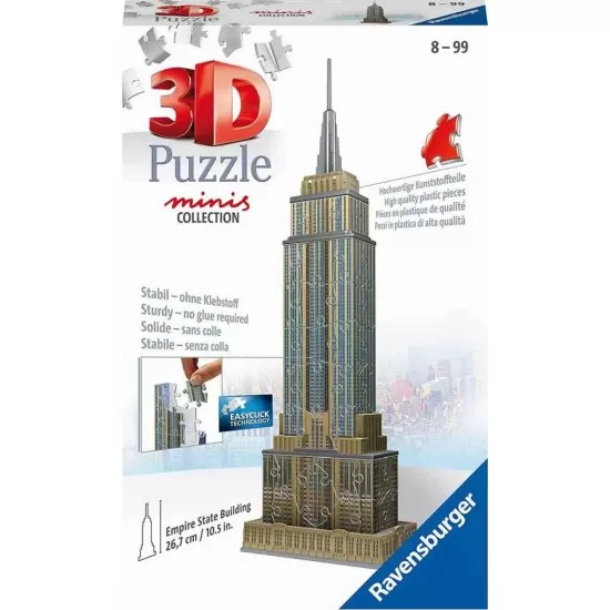 Puzzle 3D Mini Empire State Building 54 piese Ravensburger Puzzle 3D Mini Empire State Building 54 piese Ravensburger