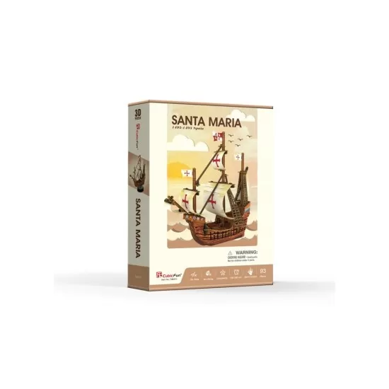 Puzzle 3D nava Santa Maria 93 piese