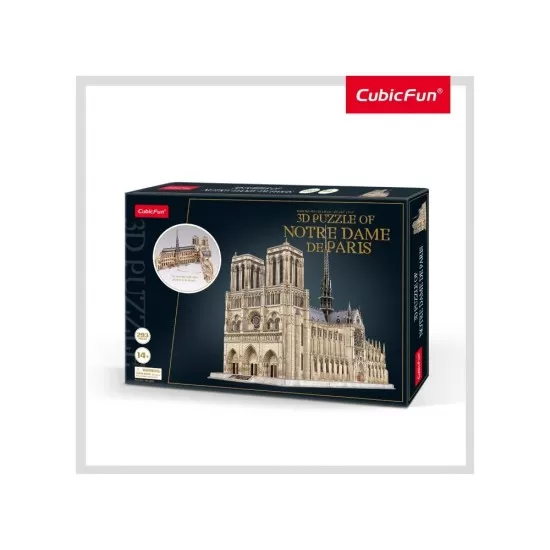 Puzzle 3D Notre Dame nivel complex 293 piese Puzzle 3D Notre Dame nivel complex 293 piese