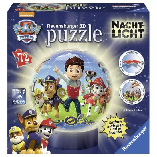 Puzzle 3D Paw Patrol - 72 piese Puzzle 3D Paw Patrol - 72 piese