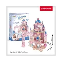 Puzzle 3D cu stickere 92 piese - Gradina secreta a printesei