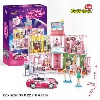 Puzzle 3D cu stickere mall 157 piese