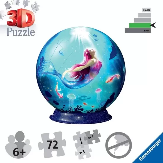 Puzzle 3D sirena 72 piese Ravensburger Puzzle 3D sirena 72 piese Ravensburger