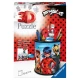 Puzzle 3D suport pixuri Miraculous 54 piese