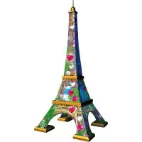 Puzzle 3D Turnul Eiffel cu inimioare 216 piese Ravensburger