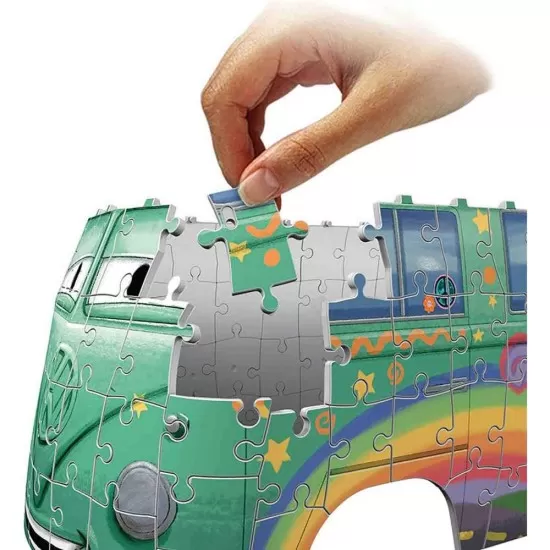 Puzzle 3D Volkswagen T1 162 piese Ravensburger Puzzle 3D Volkswagen T1 162 piese Ravensburger