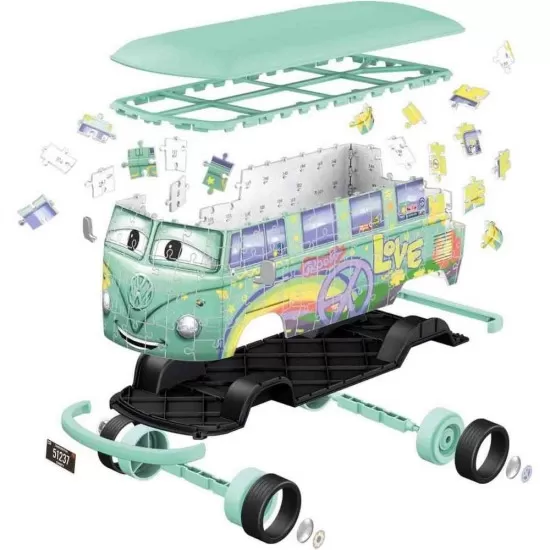 Puzzle 3D Volkswagen T1 162 piese Ravensburger Puzzle 3D Volkswagen T1 162 piese Ravensburger