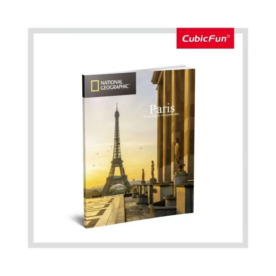 Puzzle 3D cu brosura Notre Dame Paris 128 piese Puzzle 3D cu brosura Notre Dame Paris 128 piese
