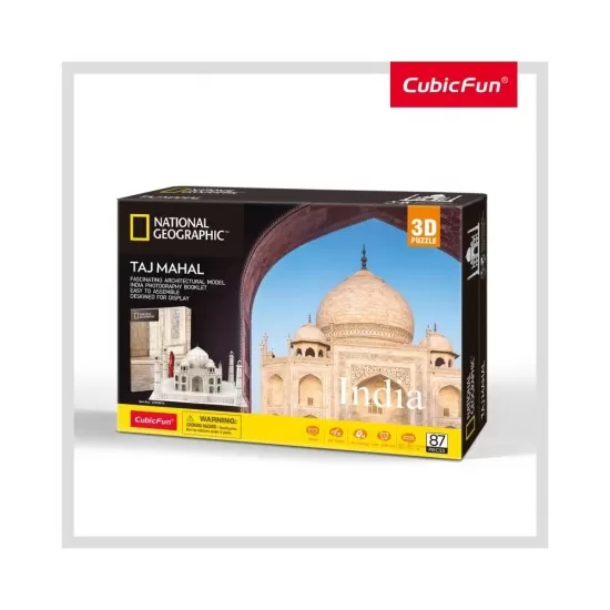Puzzle 3D cu brosura Taj Mahal 87 piese Puzzle 3D cu brosura Taj Mahal 87 piese