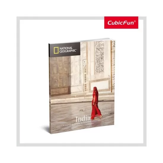 Puzzle 3D cu brosura Taj Mahal 87 piese Puzzle 3D cu brosura Taj Mahal 87 piese