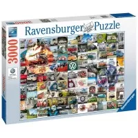 Puzzle Ravensburger 3000 piese - 99 Momente cu Volkswagen