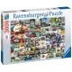 Puzzle Ravensburger 3000 piese - 99 Momente cu Volkswagen Puzzle Ravensburger 3000 piese - 99 Momente cu Volkswagen