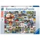 Puzzle Ravensburger 3000 piese - 99 Momente cu Volkswagen Puzzle Ravensburger 3000 piese - 99 Momente cu Volkswagen