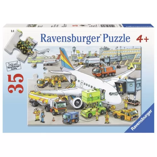 Puzzle Aeroport ocupat - 35 piese Puzzle Aeroport ocupat - 35 piese