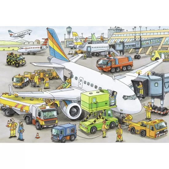 Puzzle Aeroport ocupat - 35 piese Puzzle Aeroport ocupat - 35 piese