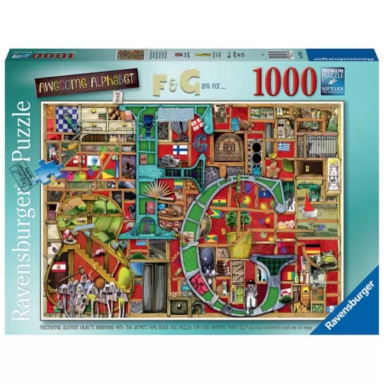 Puzzle alfabet Colin Thompson 1000 piese