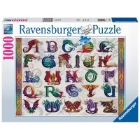 Puzzle alfabet dragon Ravensburger 1000 piese