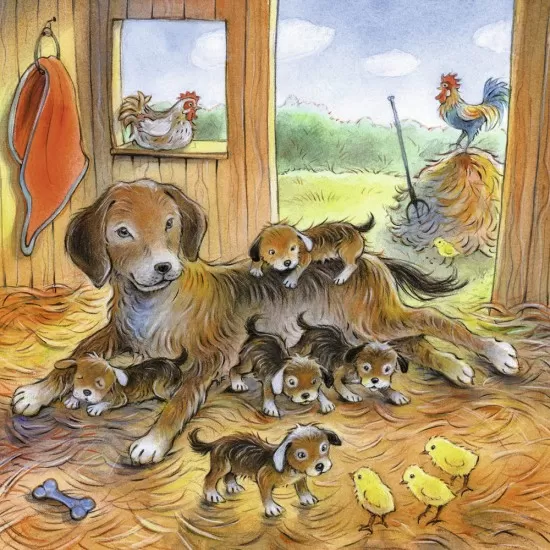 Puzzle Animale si pui - 3x49 piese Puzzle Animale si pui - 3x49 piese