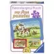 Puzzle Animalute 3x6 piese Puzzle Animalute 3x6 piese
