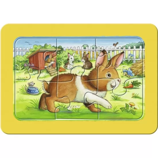 Puzzle Animalute 3x6 piese Puzzle Animalute 3x6 piese