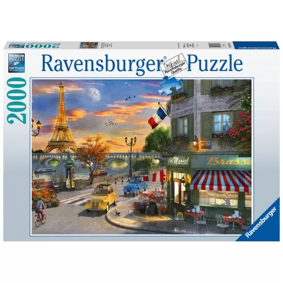 Puzzle apus in Paris 2000 piese Puzzle apus in Paris 2000 piese