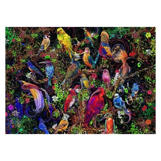 Puzzle 1000 piese Ravensburger - Arta pasarilor
