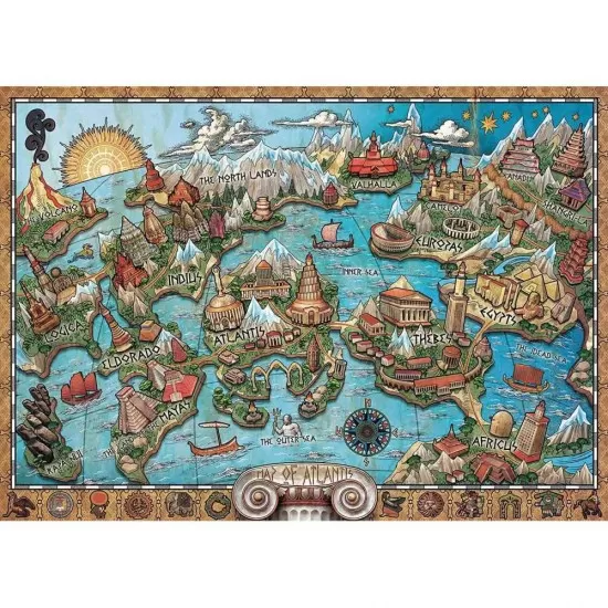 Puzzle 1000 piese Ravensburger - Atlantida Puzzle 1000 piese Ravensburger - Atlantida