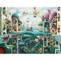 Puzzle aventura pestilor Ravensburger 2000 piese