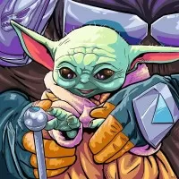Puzzle Baby Yoda 3x49 piese Ravensburger