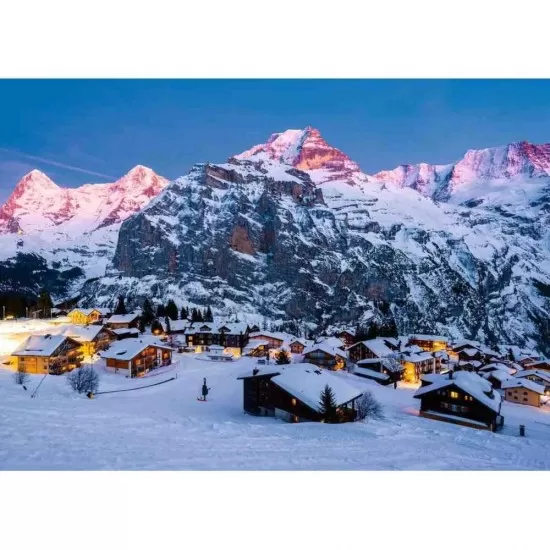 Puzzle 1000 piese Ravensburger - Berner Mürren Puzzle 1000 piese Ravensburger - Berner Mürren