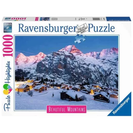 Puzzle 1000 piese Ravensburger - Berner Mürren Puzzle 1000 piese Ravensburger - Berner Mürren