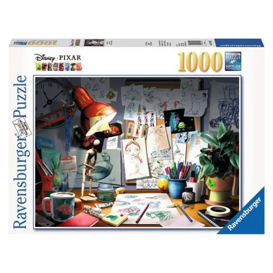 Puzzle biroul artistului 1000 piese Puzzle biroul artistului 1000 piese