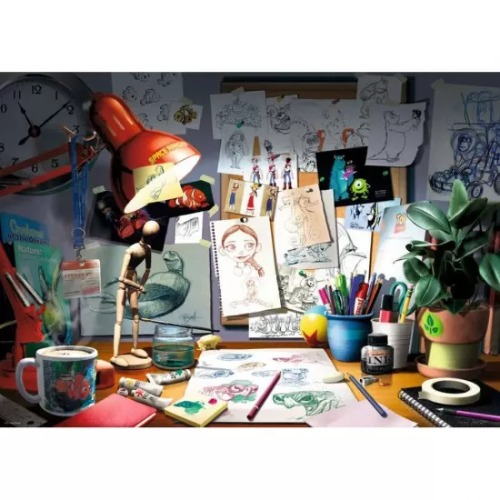 Puzzle biroul artistului 1000 piese Puzzle biroul artistului 1000 piese