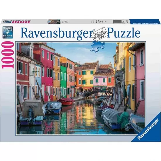 Puzzle 1000 piese Ravensburger - Burano Italia Puzzle 1000 piese Ravensburger - Burano Italia