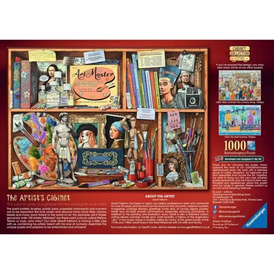 Puzzle Cabinetul artistului 1000 piese Puzzle Cabinetul artistului 1000 piese