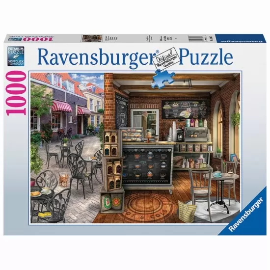 Puzzle cafenea pitoreasca Ravensburger 1000 piese Puzzle cafenea pitoreasca Ravensburger 1000 piese