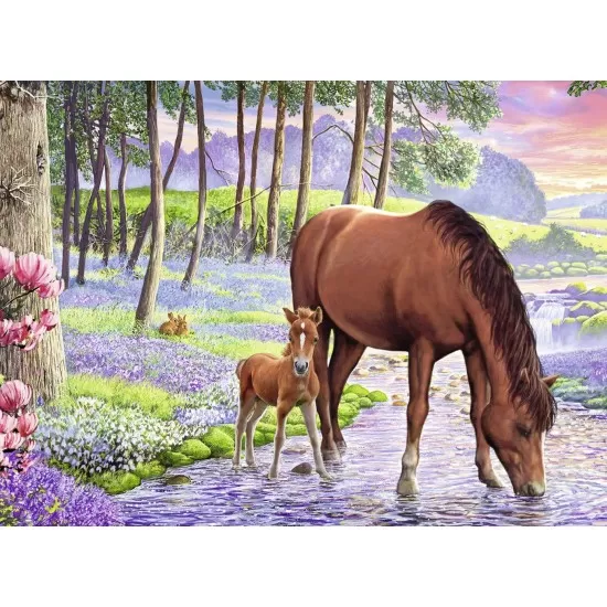 Puzzle Cal cu manz 300 piese Puzzle Cal cu manz 300 piese