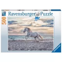 Puzzle cal pe plaja Ravensburger 500 piese