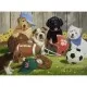 Puzzle catelusi sportivi 200 piese Puzzle catelusi sportivi 200 piese