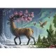Puzzle 1000 piese Ravensburger - Cerb in padure Puzzle 1000 piese Ravensburger - Cerb in padure