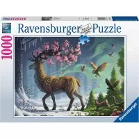 Puzzle 1000 piese Ravensburger - Cerb in padure
