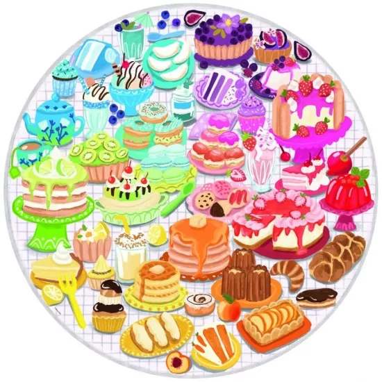 Puzzle cerc desert Ravensburger 500 piese Puzzle cerc desert Ravensburger 500 piese
